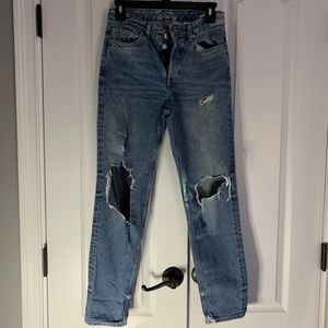 🎃COPY - Denim Ripped Jeans size: 0